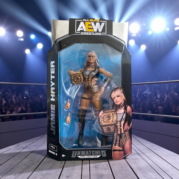 AEW Unmatched Series 9 JAMIE HAYTER #71 Wrestling Action Figure 7” NEW SEALED! - Picture 1 of 2